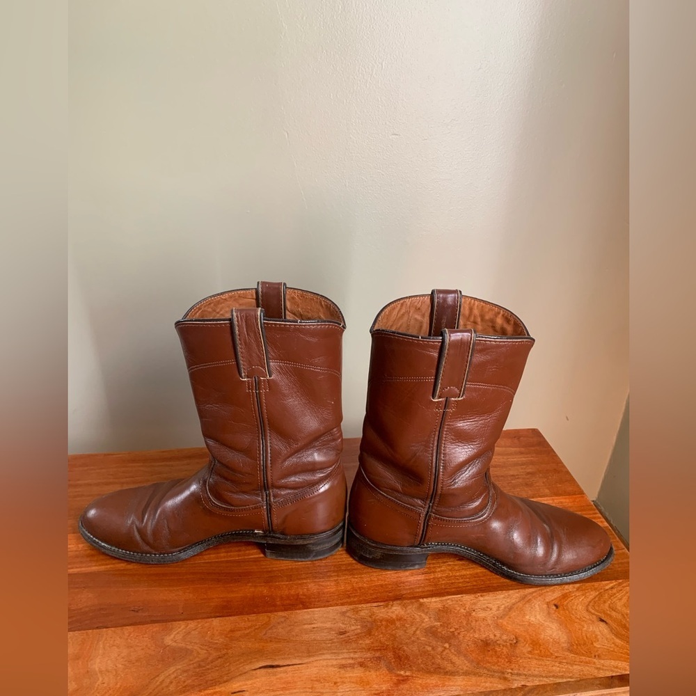 Double H Brown Cowboy & Western Boots - Picture 5 of 9